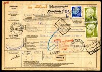 BUND 1954 194 im VIERERBLOCK HEUSS gestempelt auf...