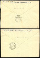 BUND 1954 179-260y HEUSS LUMOGEN auf R BRIEFEN...