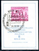 DDR 1954 BLOCK10II gestempelt ABART 500€(E7752