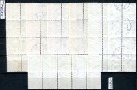 BUND 1954 177-183 gestempelt 8-er BLOCKS HEUSS SUPERBE...