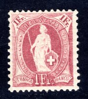 SCHWEIZ 1882 63XC * gute VARIANTE geprüft ABT BPP...