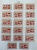 DDR DIENST C 1964 31-40,42-45 ** POSTFRISCH KOMPLETT 83...