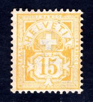 SCHWEIZ 1882 56X ** POSTFRISCH feinst SELTEN (Z5613