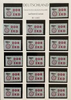 DDR DIENST C 1964 46I-XVII PF I ** POSTFRISCH TADELLOS ca...