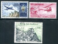 SAN MARINO 1954 512, 586, 696 gestempelt HÖCHSTWERTE...
