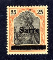 SAAR 1920 9bIII * TADELLOS gute FARBE + TYPE kompetent...
