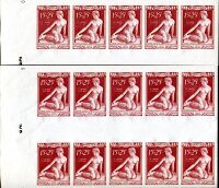 MONACO 1948 353-356U ** KUNST per 25 UNGEZÄHNT im...