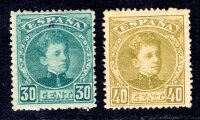 SPANIEN 1901 212-213 * UNGEBRAUCHT gute WERTE (N3043