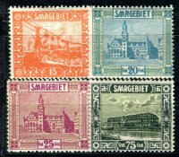 SAAR 1923 98-101 * SATZ TADELLOS 50€(F4071