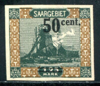 SAAR 1921 78U * UNGEZÄHNT 200€ (17184